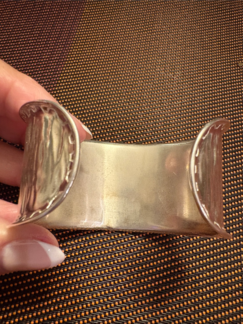 Silpada Hammered Sterling Silver Cuff - Picture 3 of 5